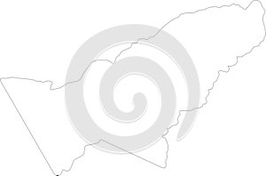 Pando Bolivia outline map photo