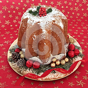 Pandoro Christmas Cake photo