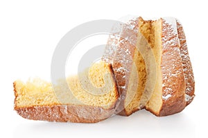 Pandoro, Christmas cake and portion