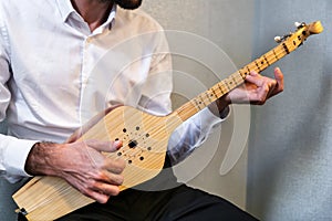 Panduri, traditional Georgian instrument, a folk music instrument from Georgia