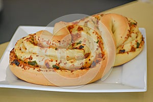 Pane Bianco, Twisted Bread Loaf photo