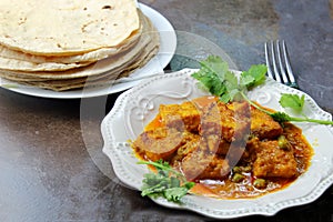 Paneer butter masala with chapati