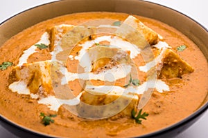 Paneer Butter Masala or Cheese Cottage Curry is an indian main course recipe