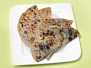 Paneer tadke & Garlic chilly cheese paratha