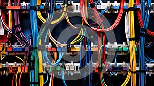 panel cable connection
