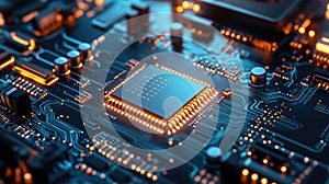 panel illuminating electronic board