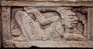 Panel from Skyband Bench, CopÃ¡n, Honduras