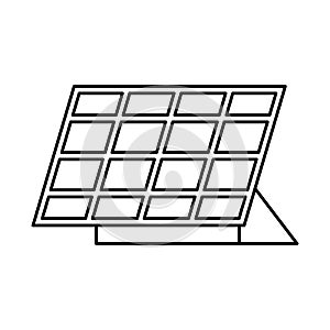 Panel solar alternative energy icon