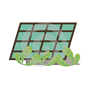 Panel solar alternative energy icon