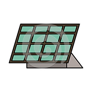 Panel solar alternative energy icon