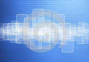 Panel touch screen and binary code background