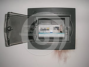 Panelboard damaged by surge