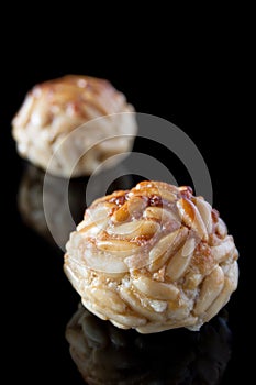 Panellet pine nuts photo