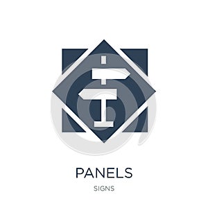 panels icon in trendy design style. panels icon isolated on white background. panels vector icon simple and modern flat symbol for
