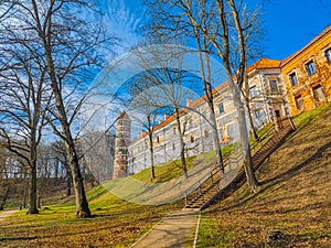 Panemune castle in Lithuania. The initial hill fort of the Teutonic Knights.