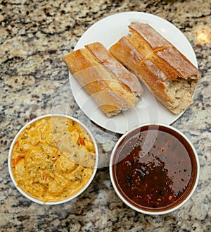 Panera bread take out meal photo