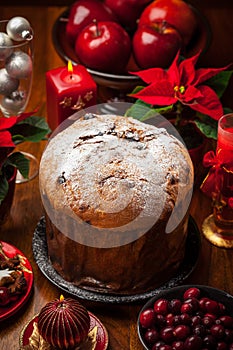 Panettone cake for Christmas