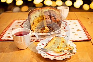 Panettone cake made in Italy