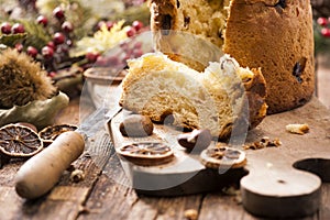 Panettone.Italian Christmas Cake