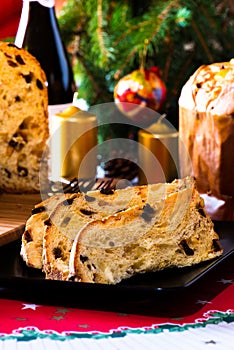 Panettone italian typical christmas cake