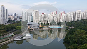 Pang Sua Pond in Bukit Panjang, Singapore photo