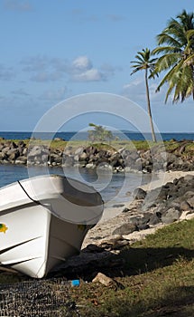 Panga boats North End Big Corn Island Nicaragua photo