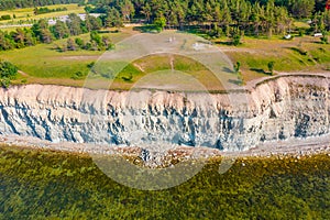 Panga cliffs at Saaremaa island in Estonia