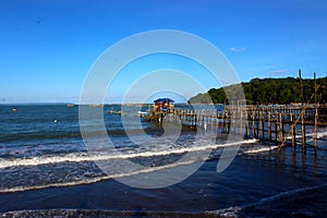 Pangandaran beach on west java Indonesia