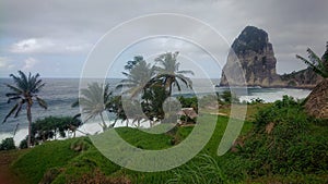 Pangasan beach, east java