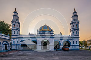 Panglima Kinta Mosque in Ipoh at dusk