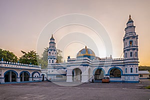 Panglima Kinta Mosque in Ipoh at dusk