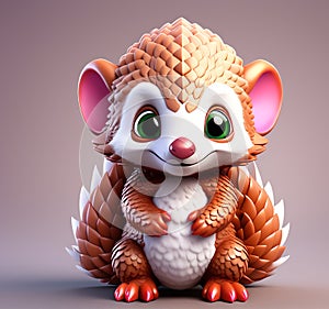 Pangolin Prowess: Highly Detailed 3D Rendering