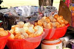 Pani Puri Famous Snack Food