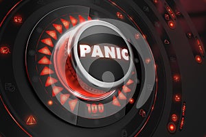 Panic Controller with Glowing Red Lights