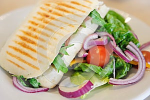 Panini with Salad