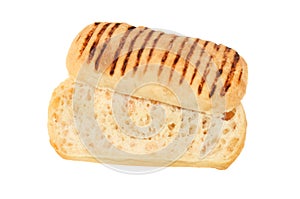 Panini sliced in half