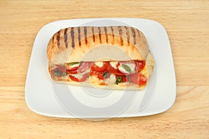Panini on a tabletop