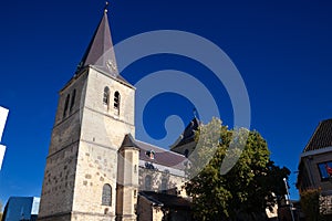 Pankratiuskerk of Heerlen, Saint Pancras church, during a afternoon. it\'s a medieval church, the main catholic church of