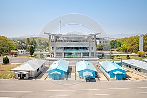 Panmunjeom, also known as the 38th Parallel, DMZ