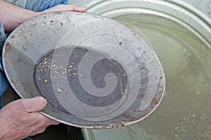 Panning for gold photo
