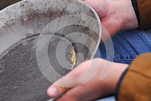 Panning for gold photo