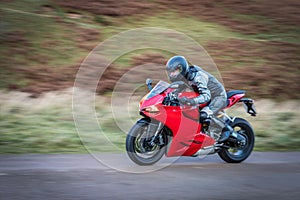 Panning Motorbike at Speed