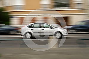 Panning shot series photo