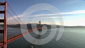 Panning Time Lapse of the Golden Gate Bridge San Francisco