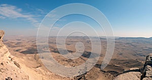 Panning View of Mitzpe Ramon