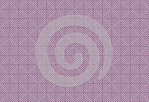Panno square set diagonal lines pink purple lilac and white volume effect gridient pattern illusion rhombus