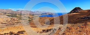 Pano of Crete island