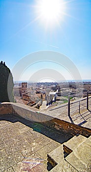 PanorÃ¡mica de Calafell desde el castillo de la Santa Creu en Calafell, Costa Dorada, Tarragona photo
