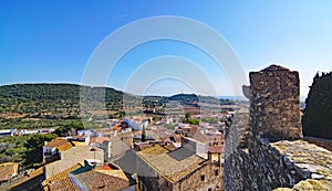 PanorÃ¡mica de Calafell desde el castillo de la Santa Creu en Calafell, Costa Dorada, Tarragona photo