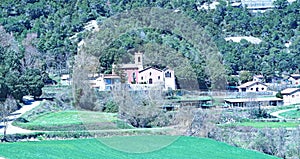 PanorÃ¡mica de Sant MartÃ­ de Centelles en Barcelona photo